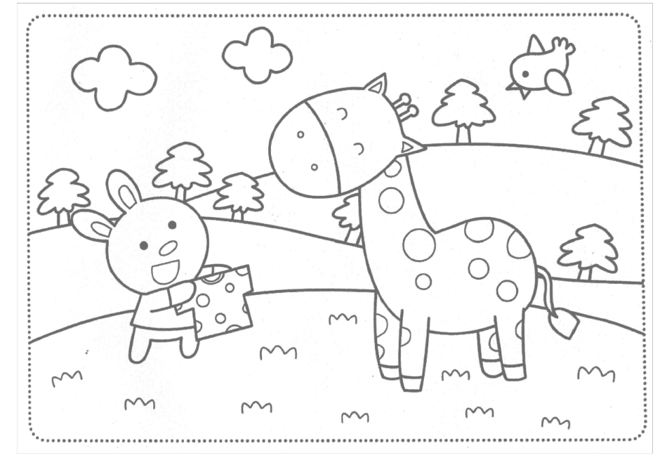 幼儿描红涂色画_第1页