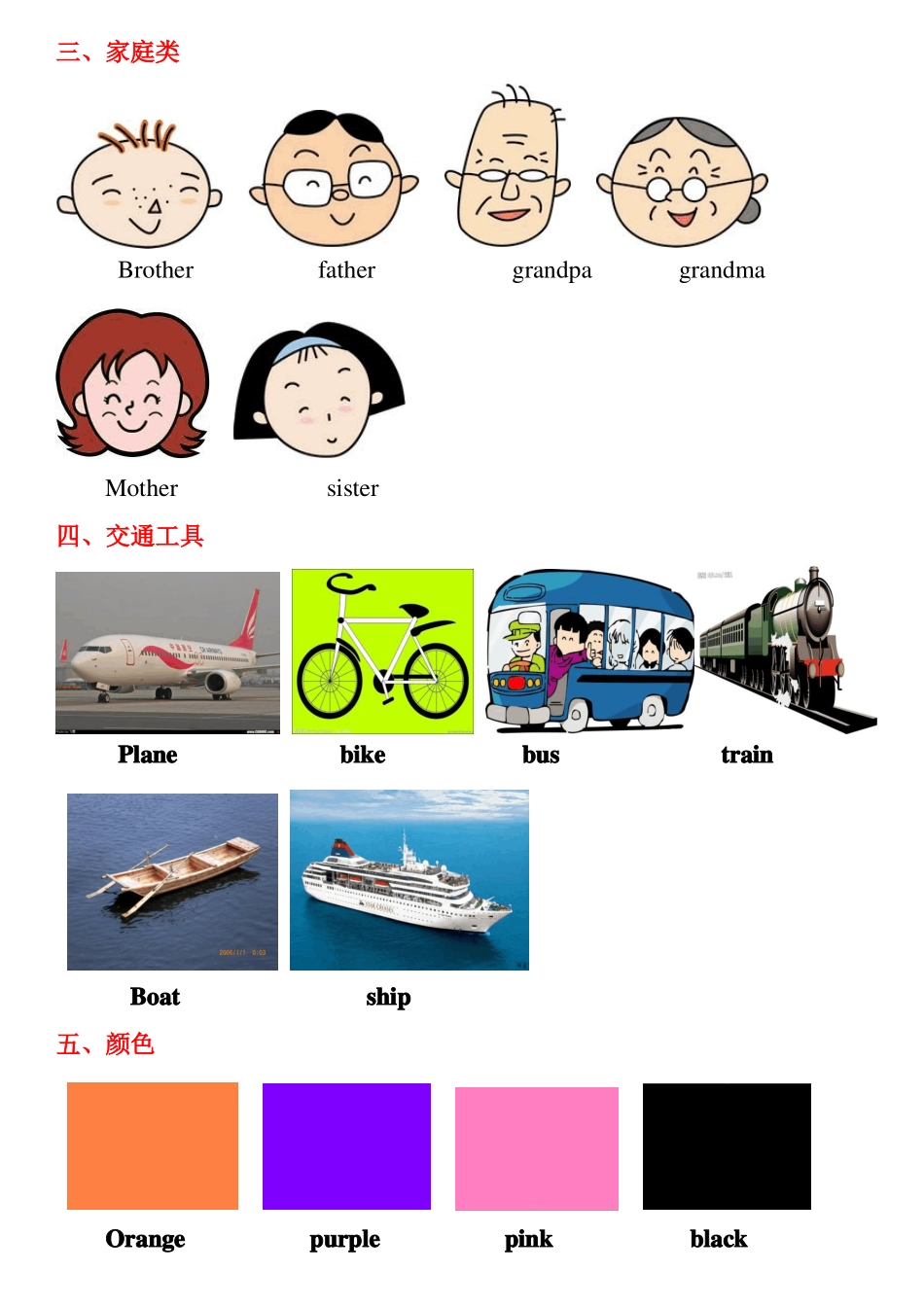 幼儿英语单词总结配图片_第2页