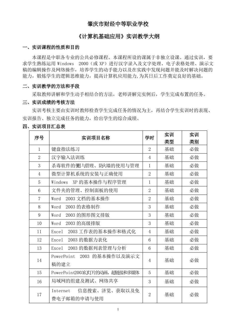 幼师课程实训大纲新_第2页