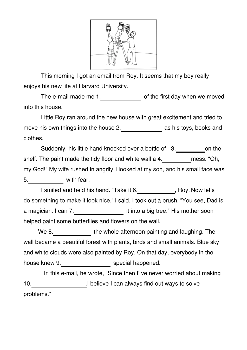 广东中考短文填空练习1_第1页