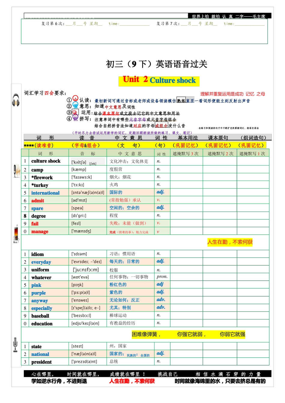 广州英语单词含音标初三9年级下沪教广深版_第3页