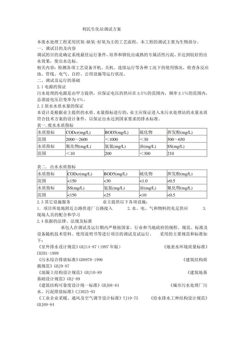 废水调试全过程_第1页