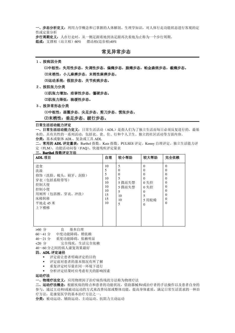 康复治疗师中级考试部分专业知识_第2页