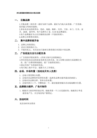 建材团购活动方案及流程