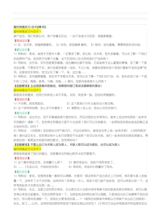 建材销售技巧-话术