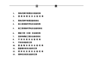 建筑工程安全设施验收