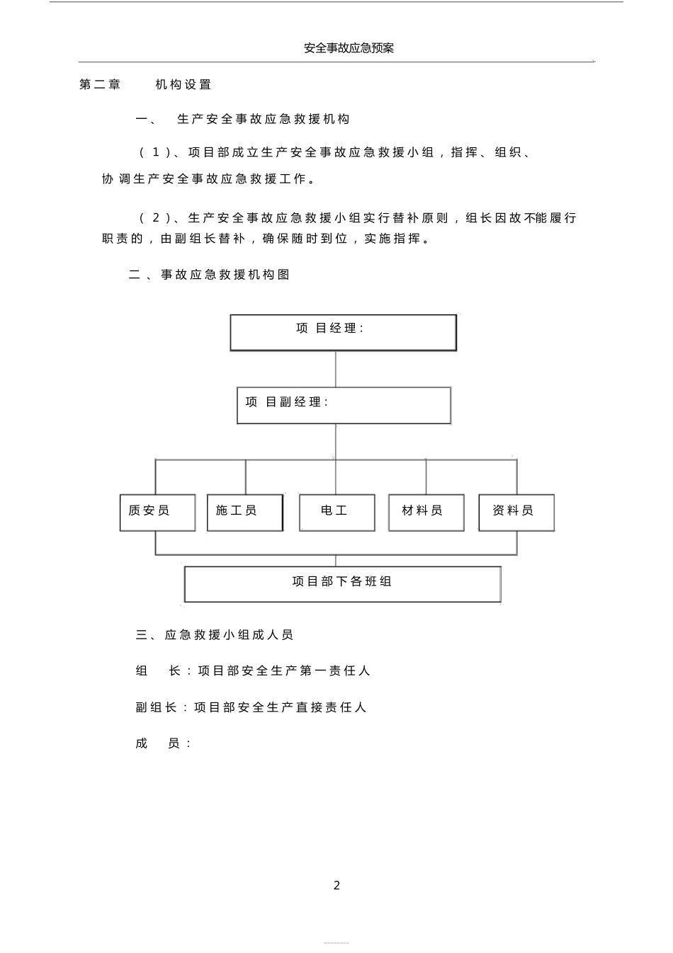 建筑工程应急预案方案_第3页