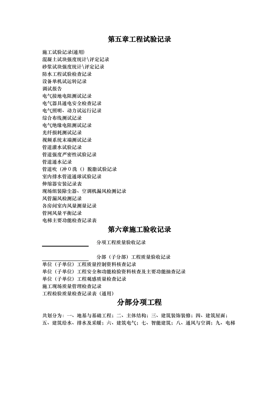 建筑工程资料全套表格模板_第2页