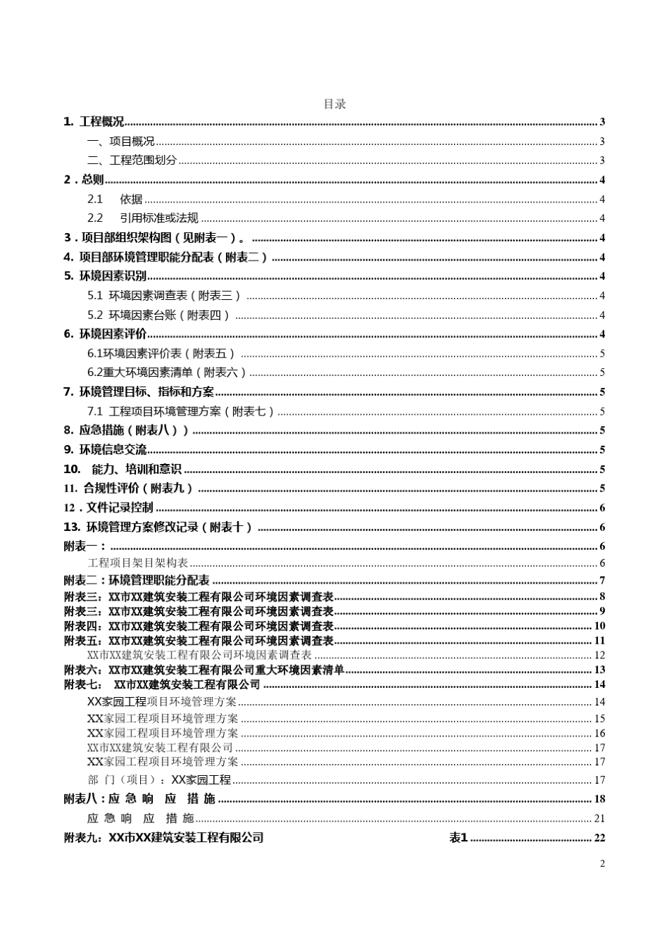 建筑工程项目环境管理方案_第2页