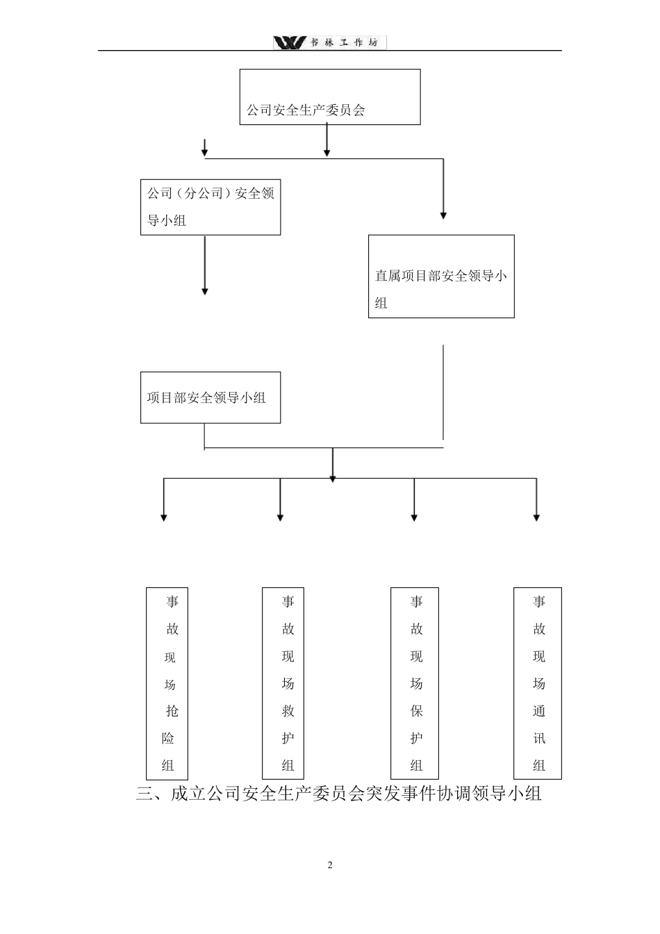 建筑施工突发事件应急预案_第2页