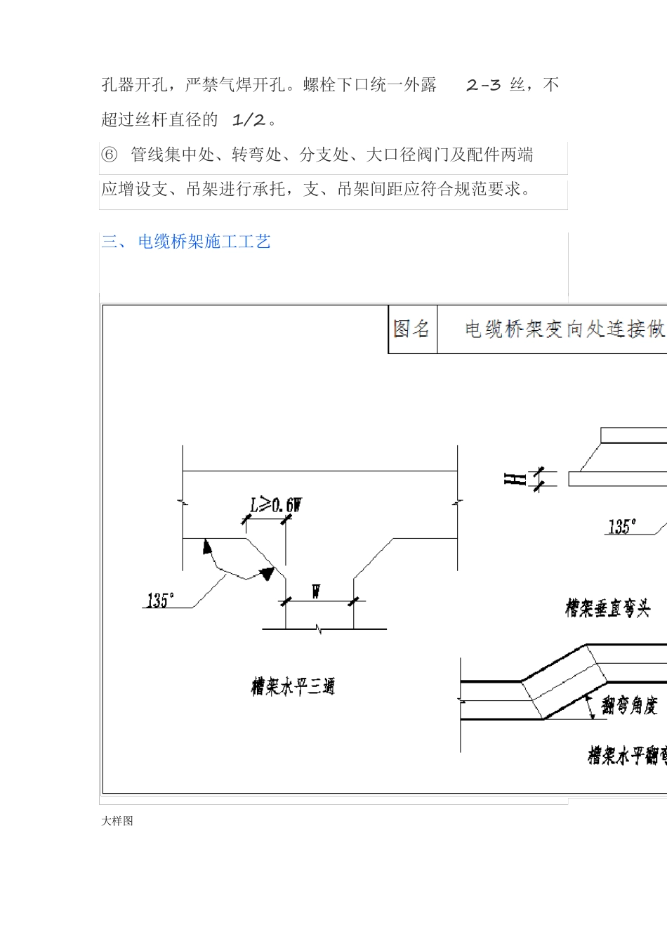 弱电工程电缆桥架与管路施工工艺要求_第2页