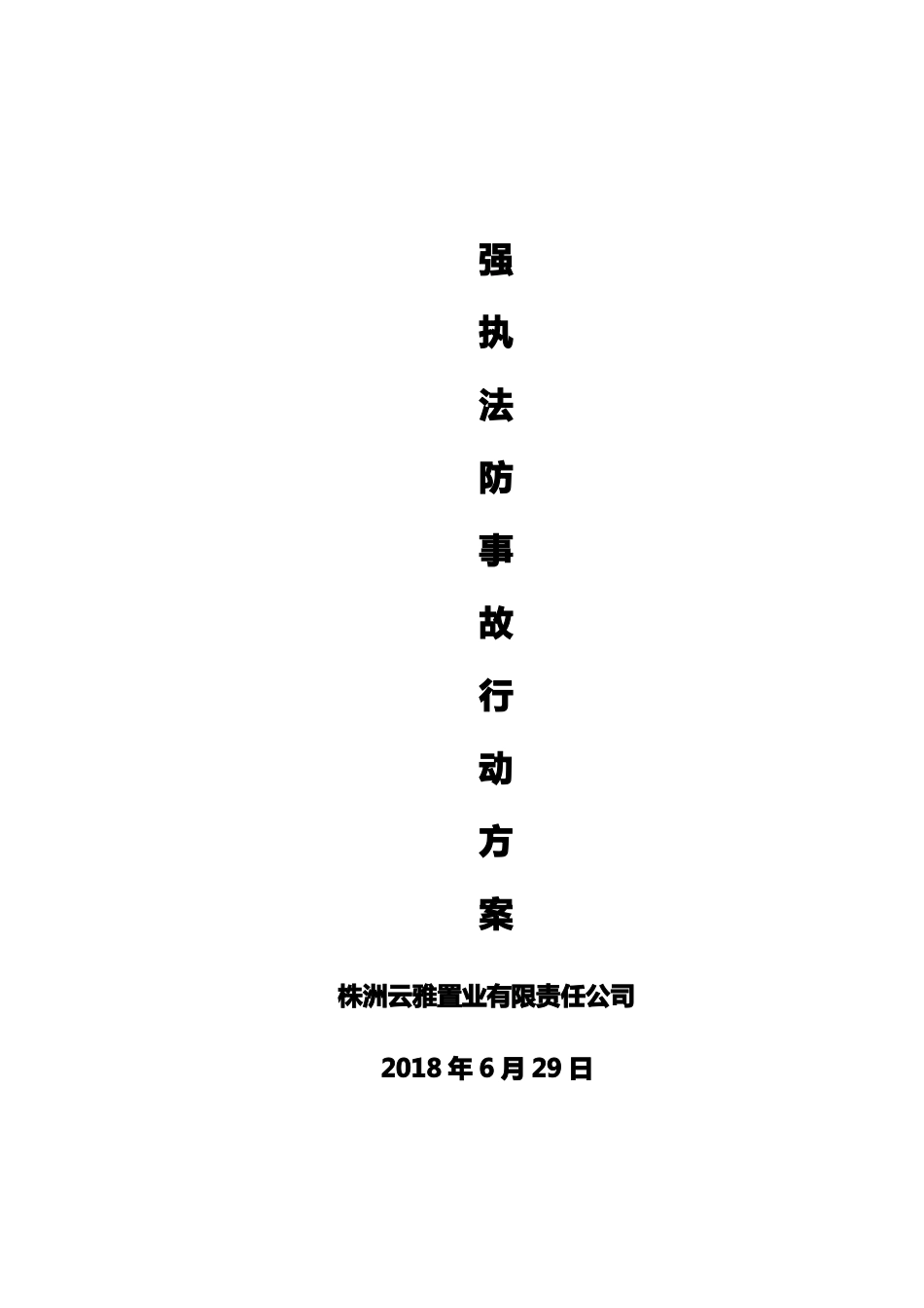 强执法防事故行动方案_第1页