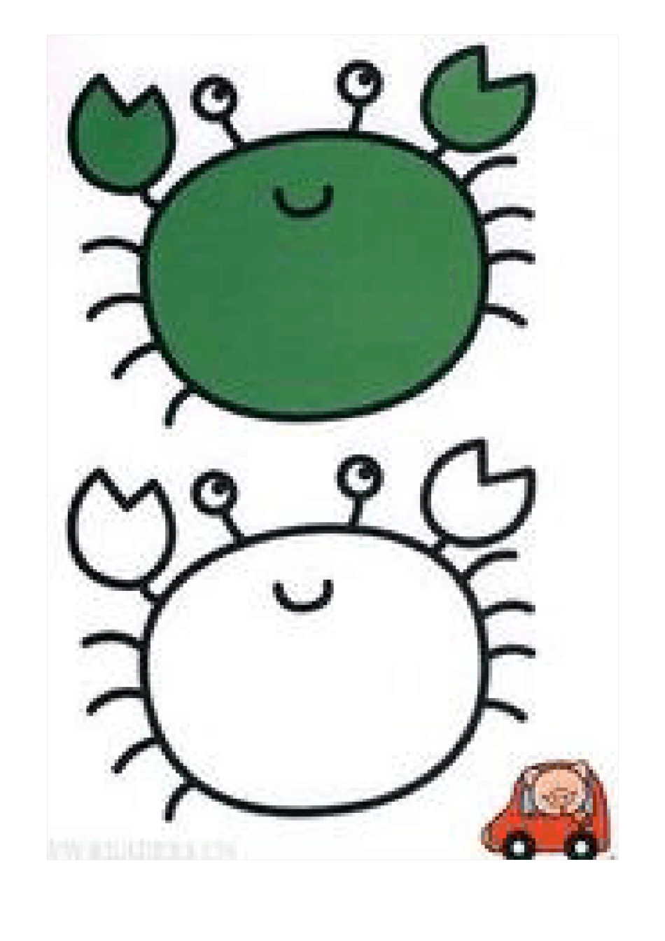 彩色涂色画卡1有参考图可直接打印_第3页