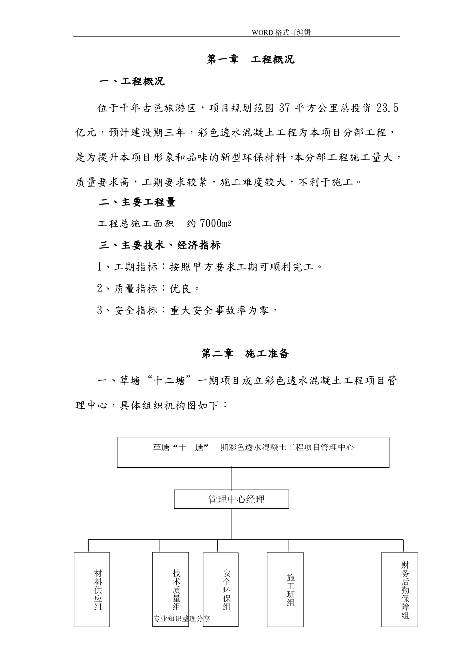 彩色透水混凝土施工组织设计方案_第2页