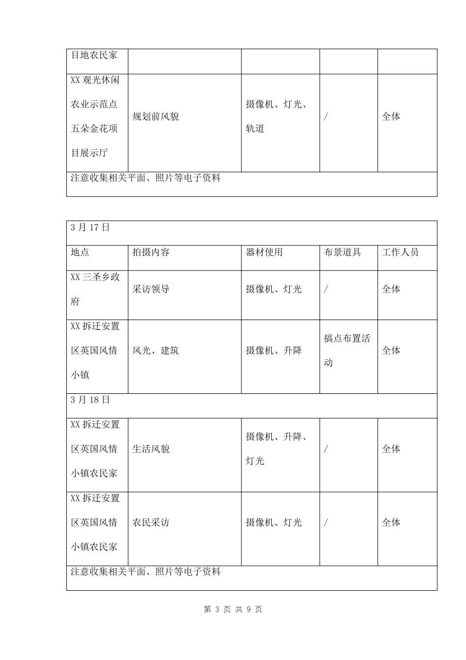 影视拍摄计划书三篇_第3页