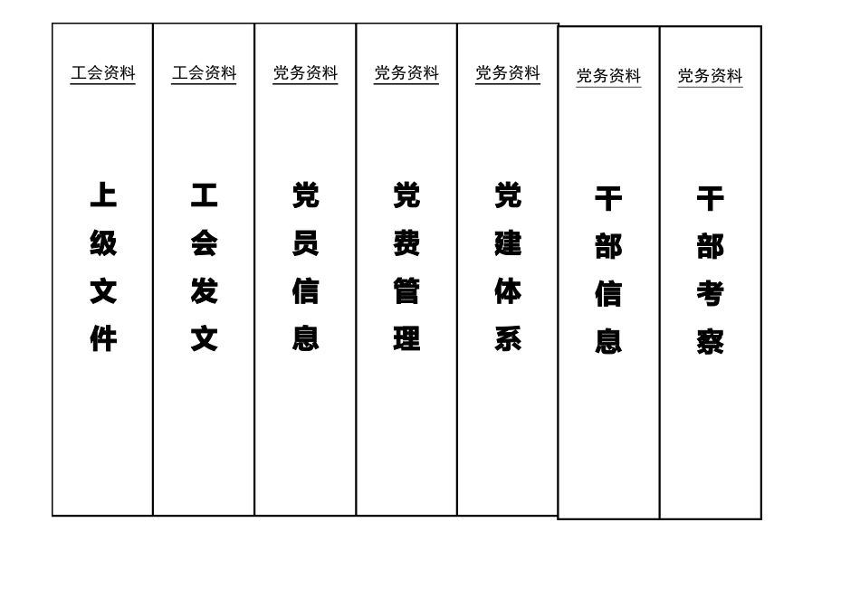得力大档案盒面、侧面标签模板_第3页