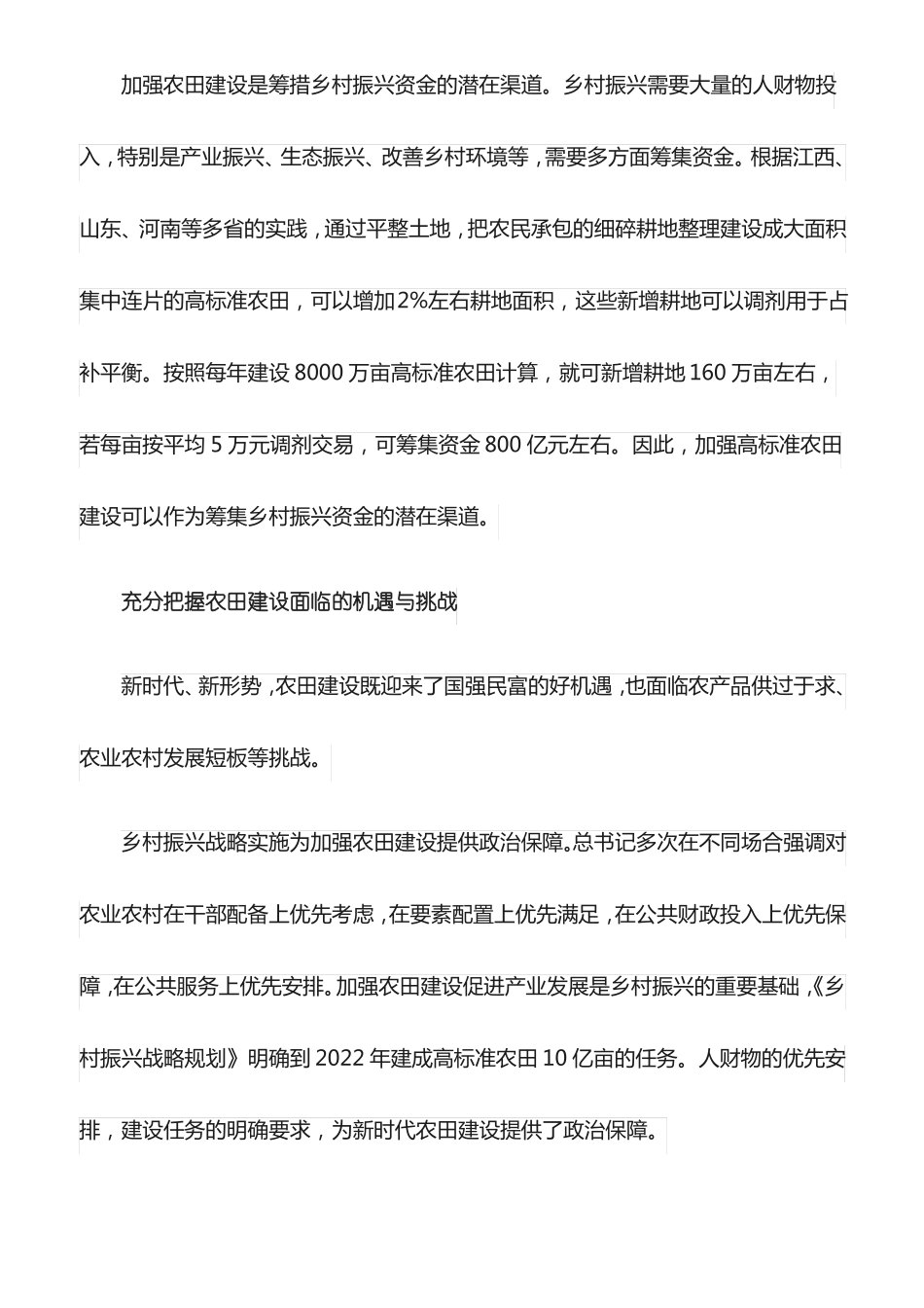 心得体会：加强农田建设,夯实乡村振兴基础最新_第3页