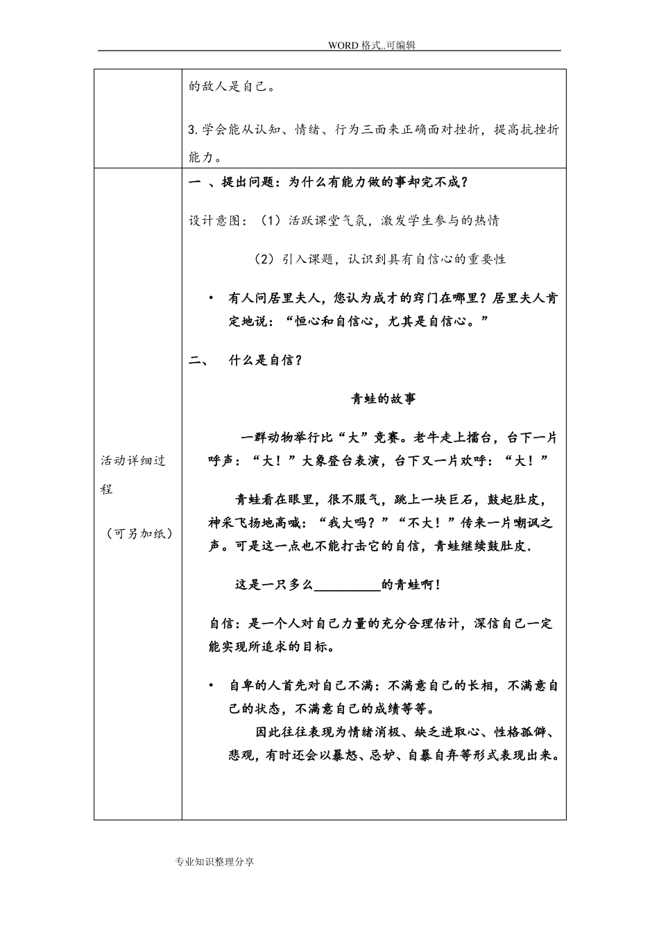 心理健康活动课自信训练_第2页