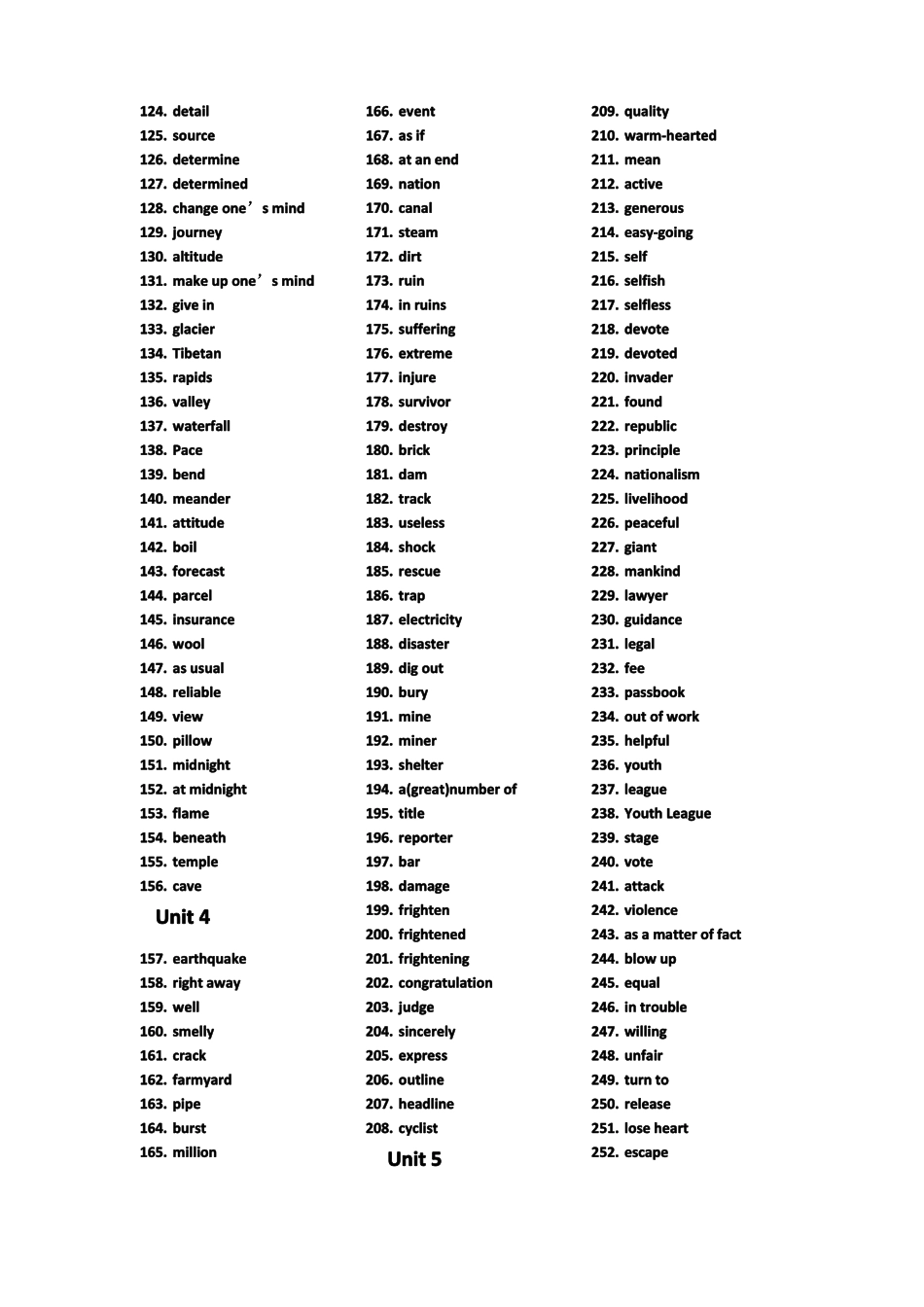 必修一至必修单词纯英语_第2页