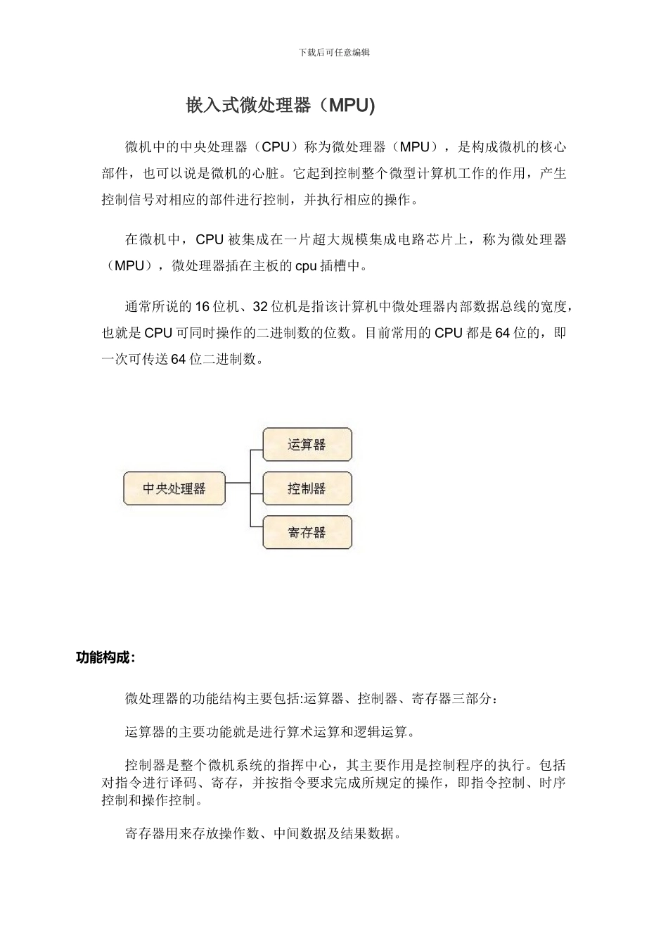 嵌入式微处理器_第1页