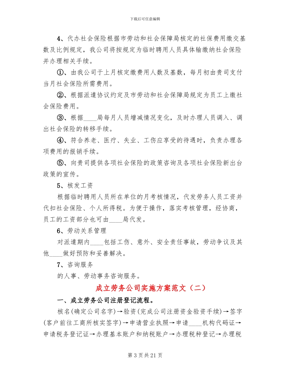 成立劳务公司实施方案范文_第3页
