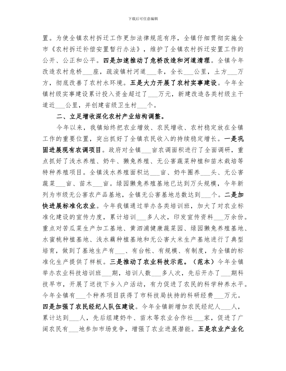 政府工作总结2024政府工作总结_第2页