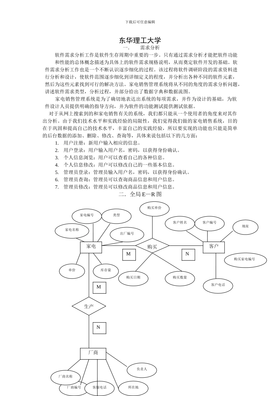 数据库家电销售管理课程设计_第2页