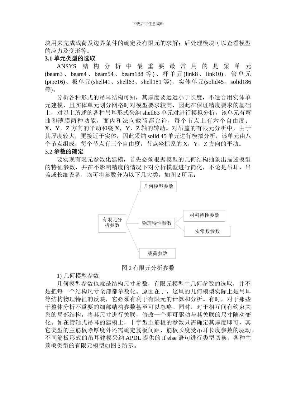 文章-三维虚拟仿真系统中有限元参数化方法实现_第3页