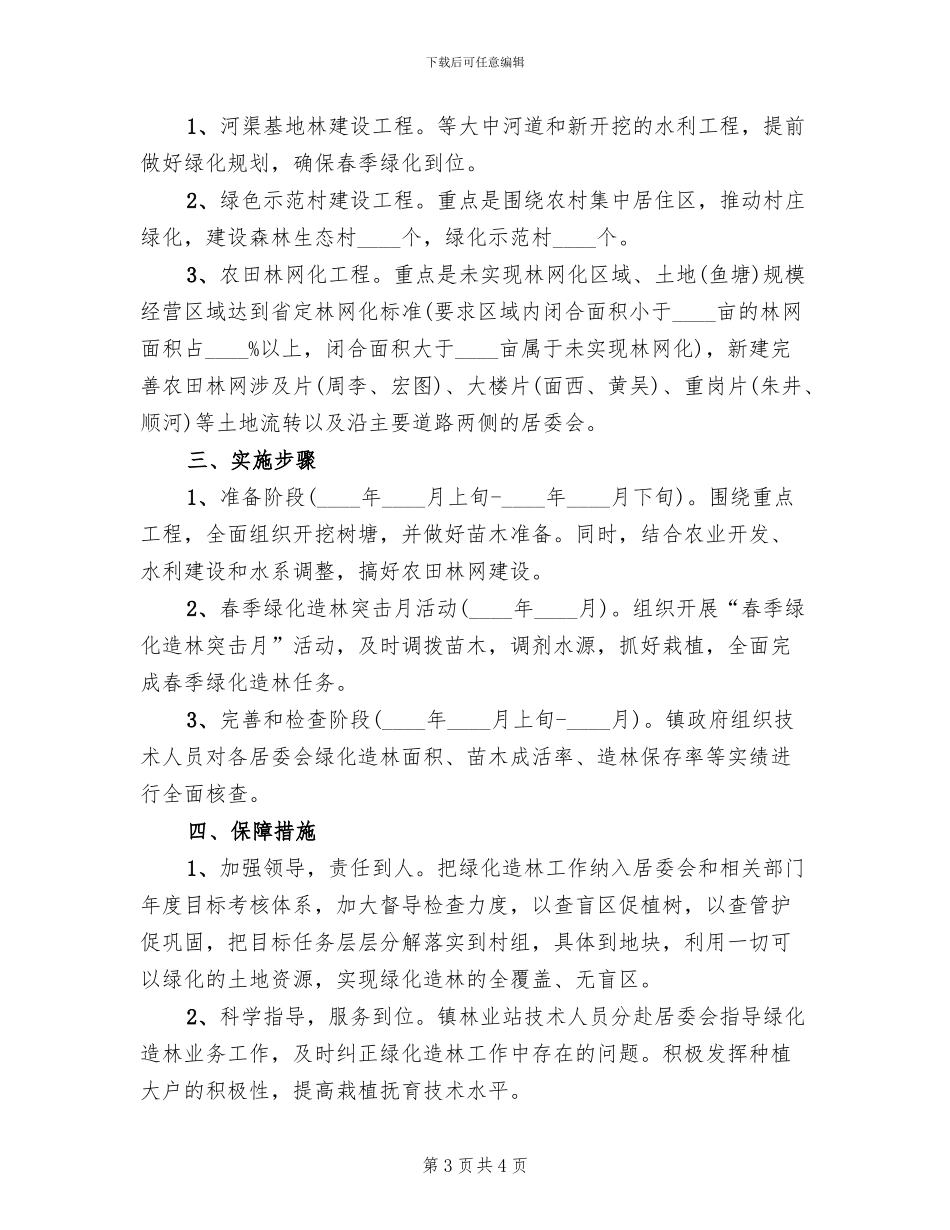 春季绿化造林工作方案_第3页