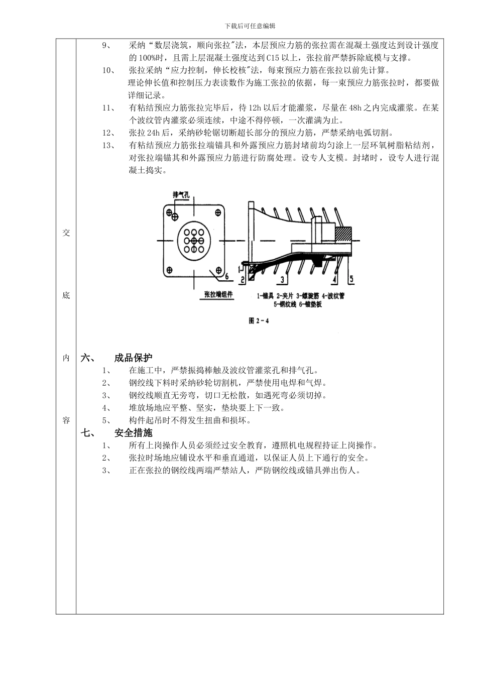有粘结预应力工程技术交底_第2页