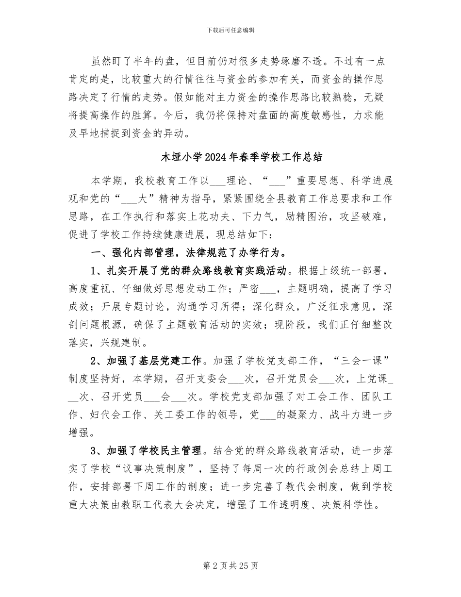 期货分析师个人年终工作总结2024年_第2页
