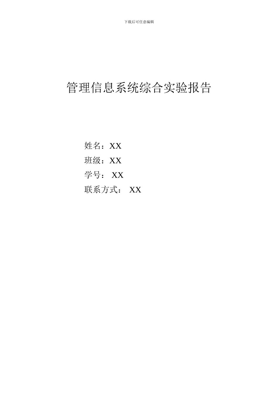 李宁公司——管理信息系统报告_第1页