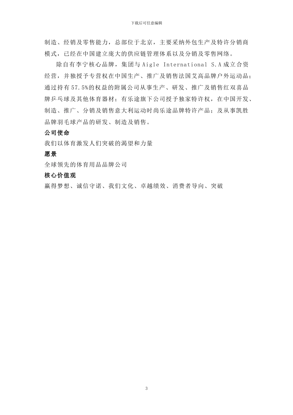 李宁公司案例分析报告_第3页