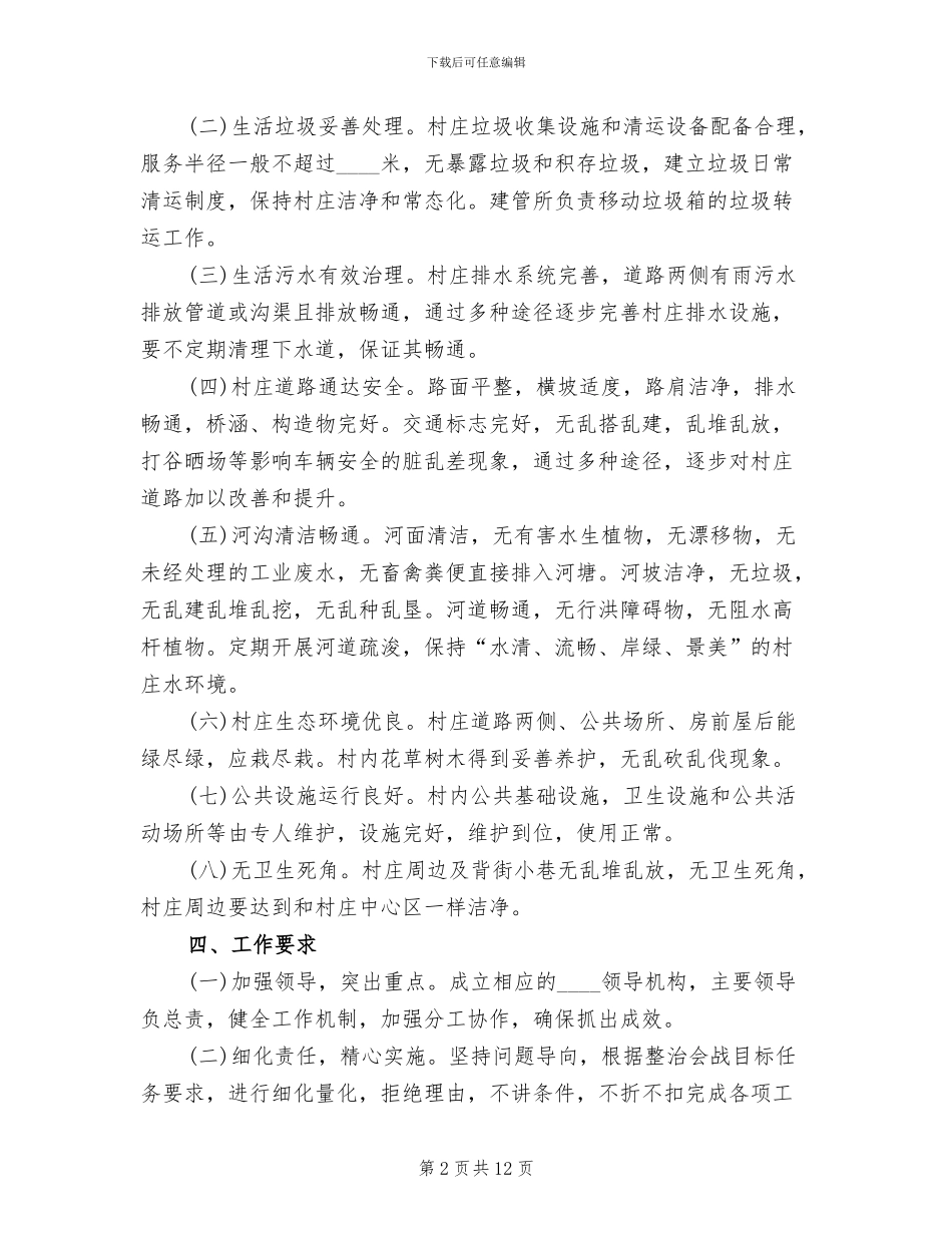 村环境整治实施方案_第2页