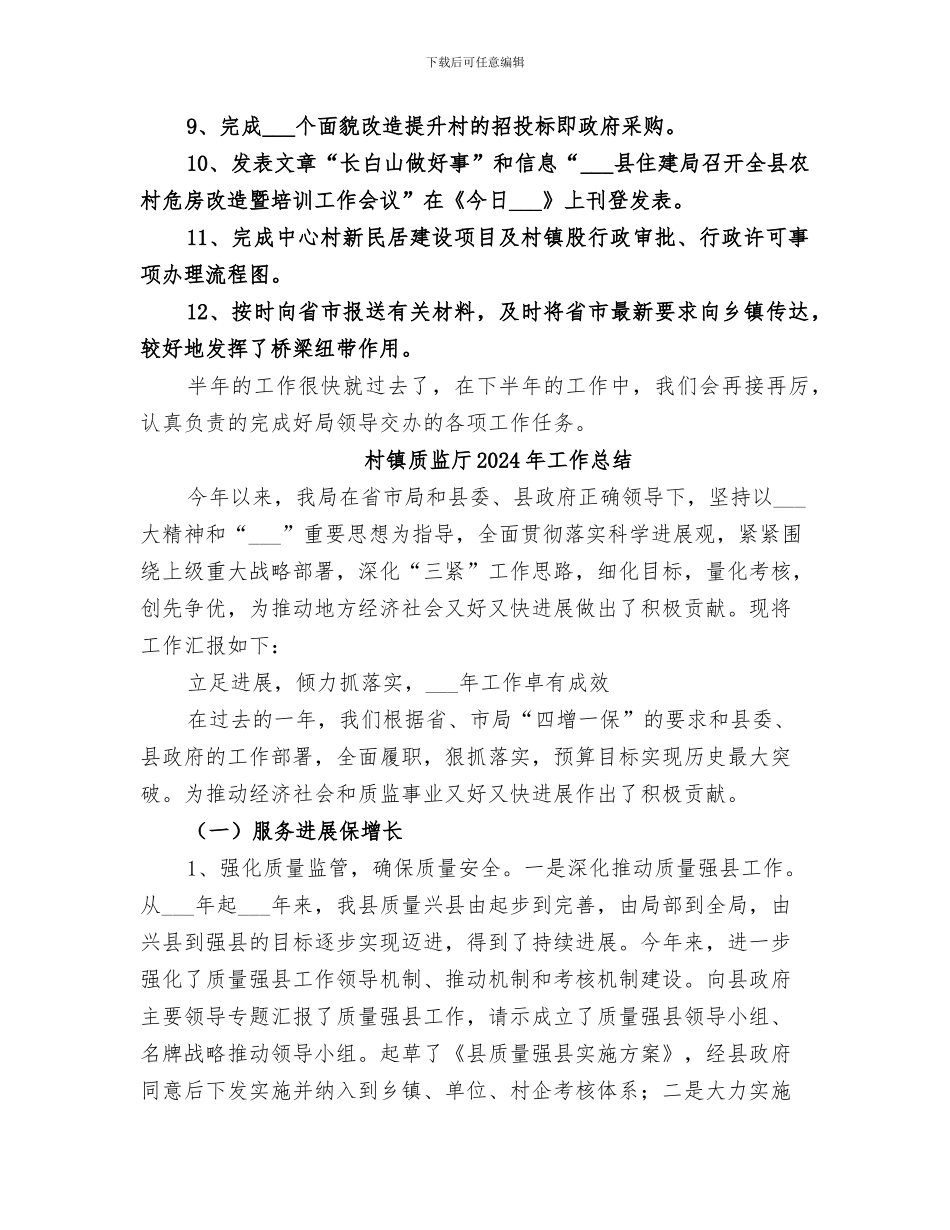 村镇股2024年上半年工作总结_第2页