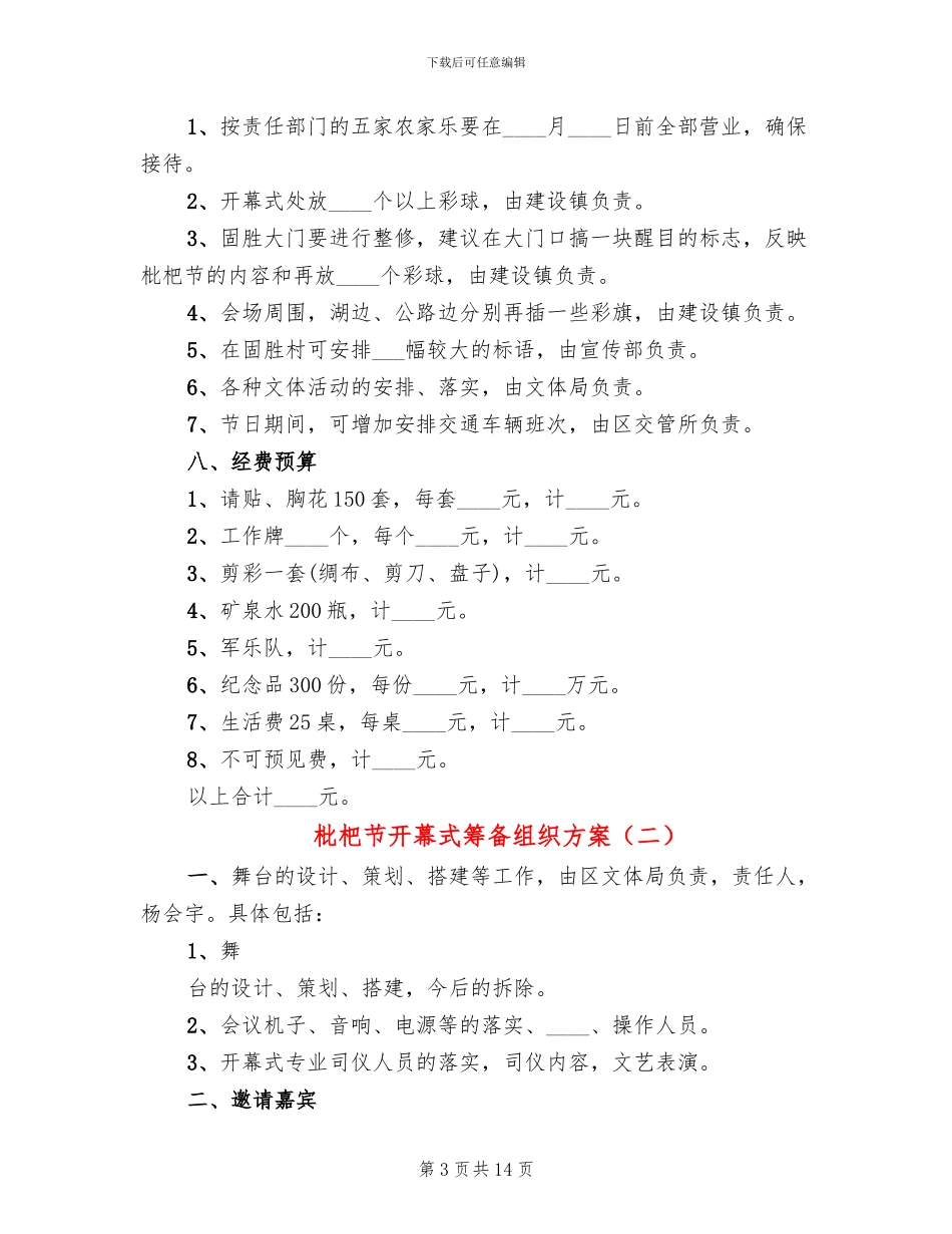枇杷节开幕式筹备组织方案_第3页