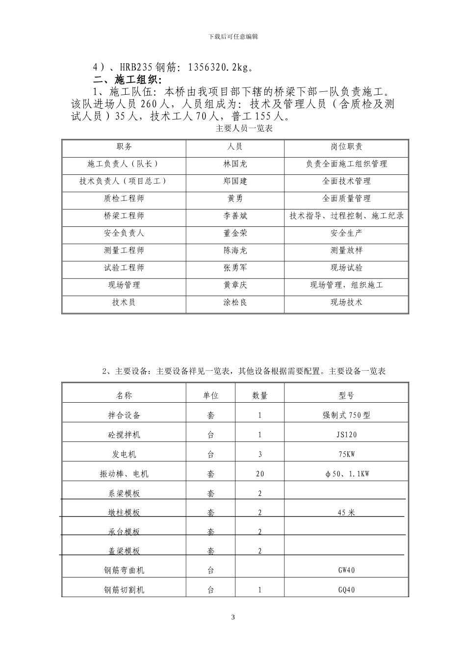 桥梁下部构造开工报告_第3页