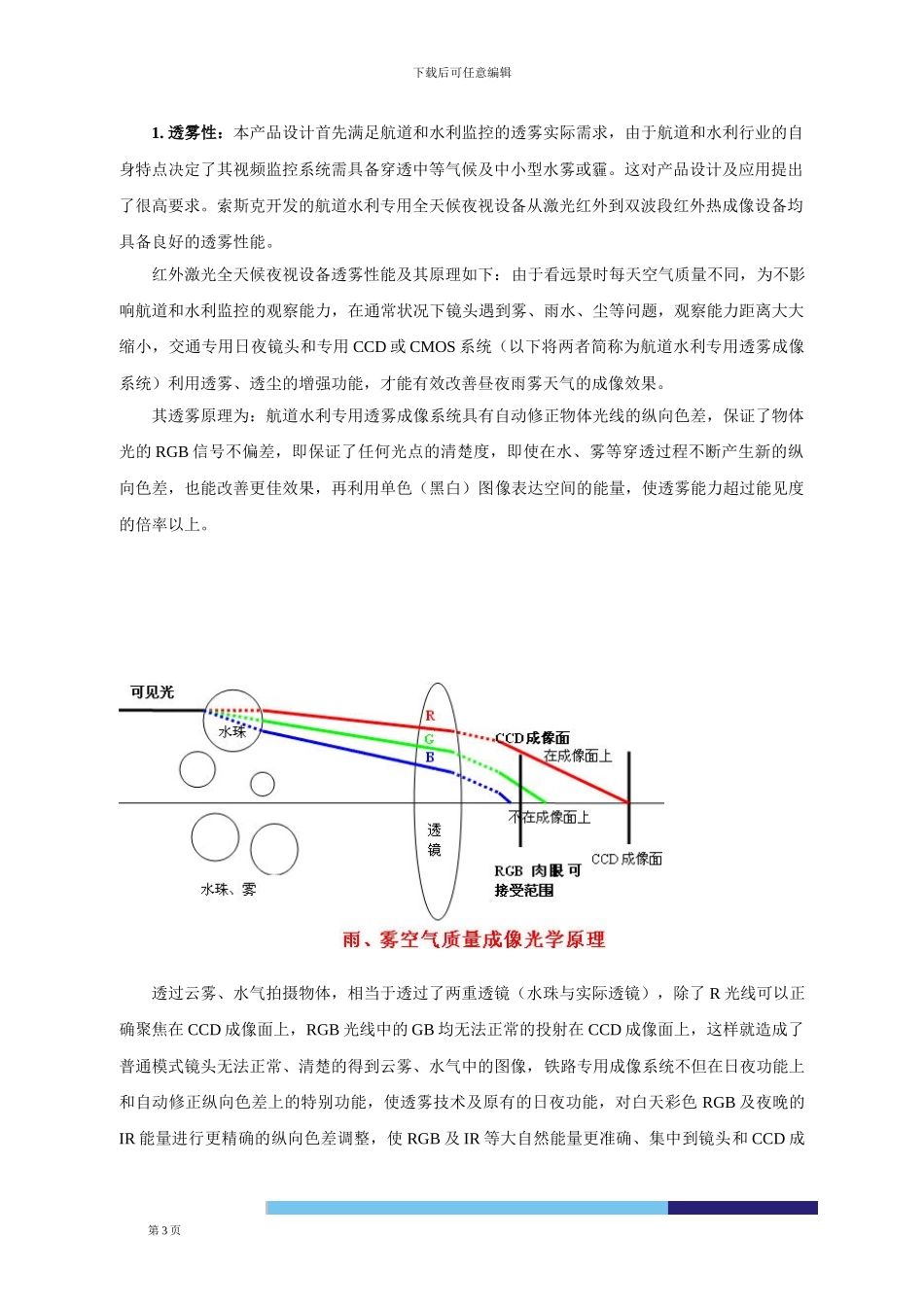 水利航道昼夜监控系统解决方案_第3页