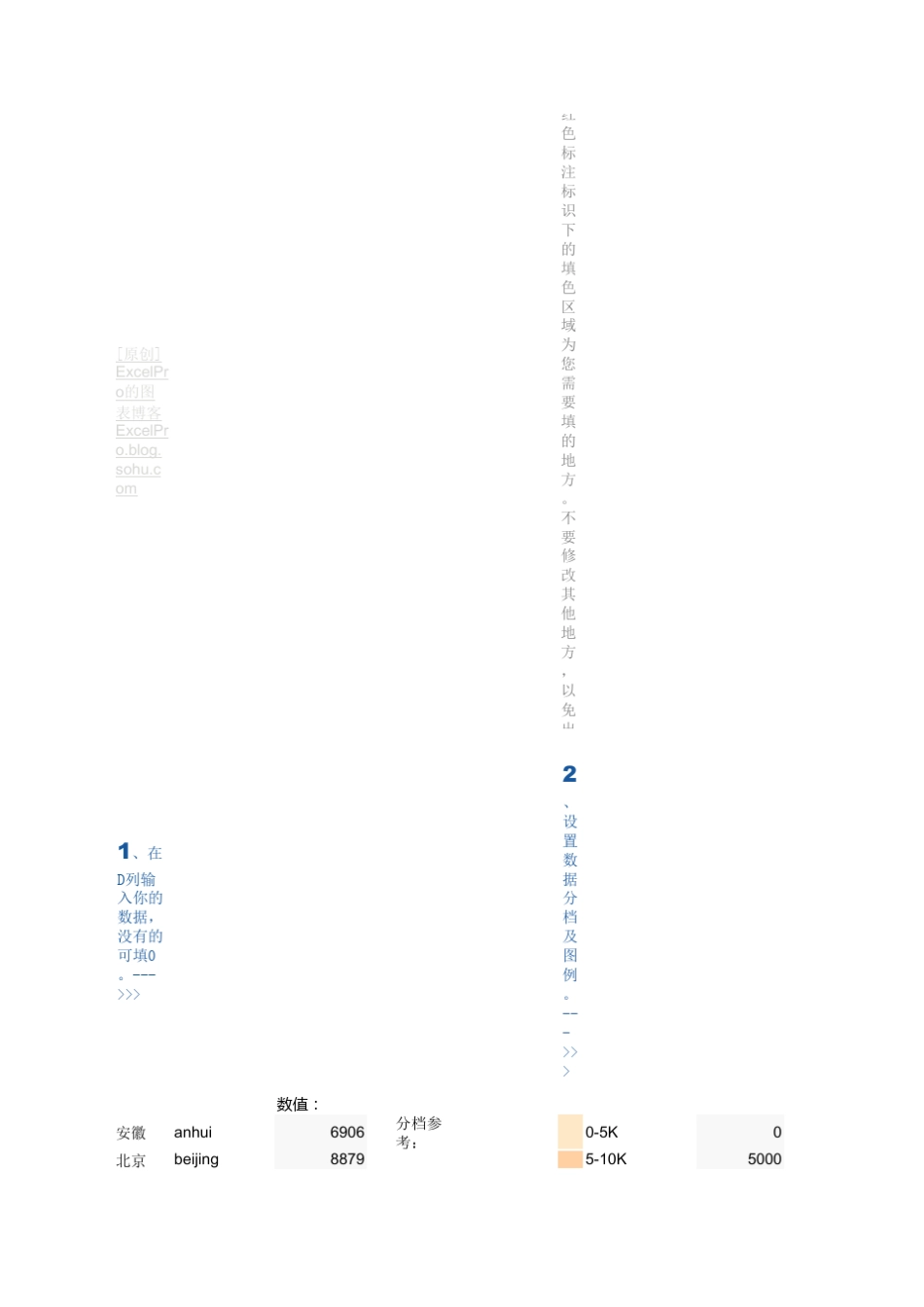 EXCEL图表中国数据地图模板_HeatMap_第2页