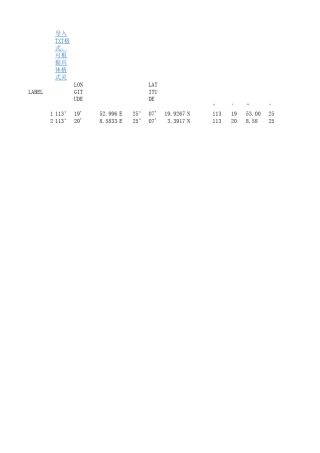 Excel经纬度度分秒转十进制多种格式转换
