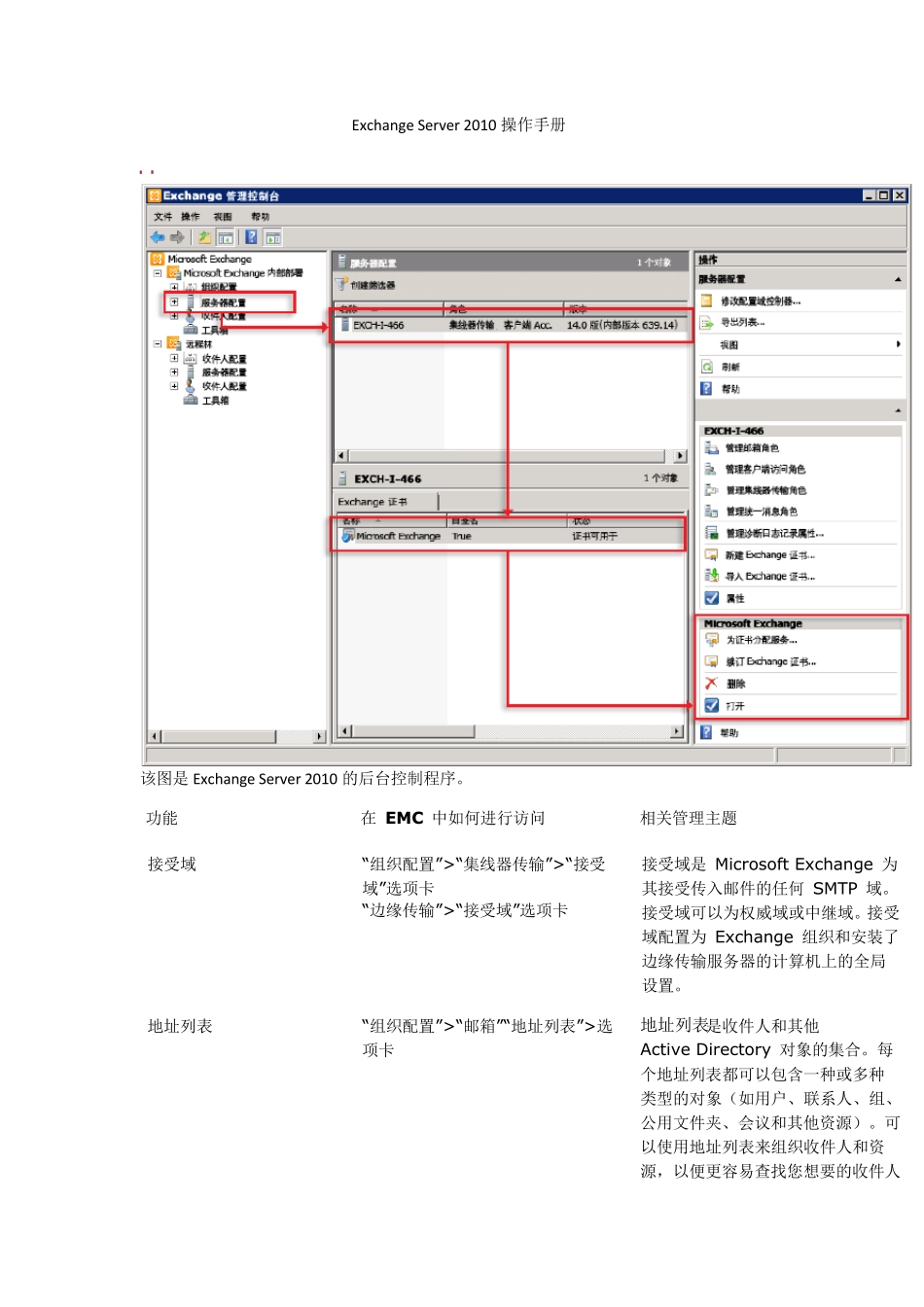 ExchangeServer2010操作手册_第1页