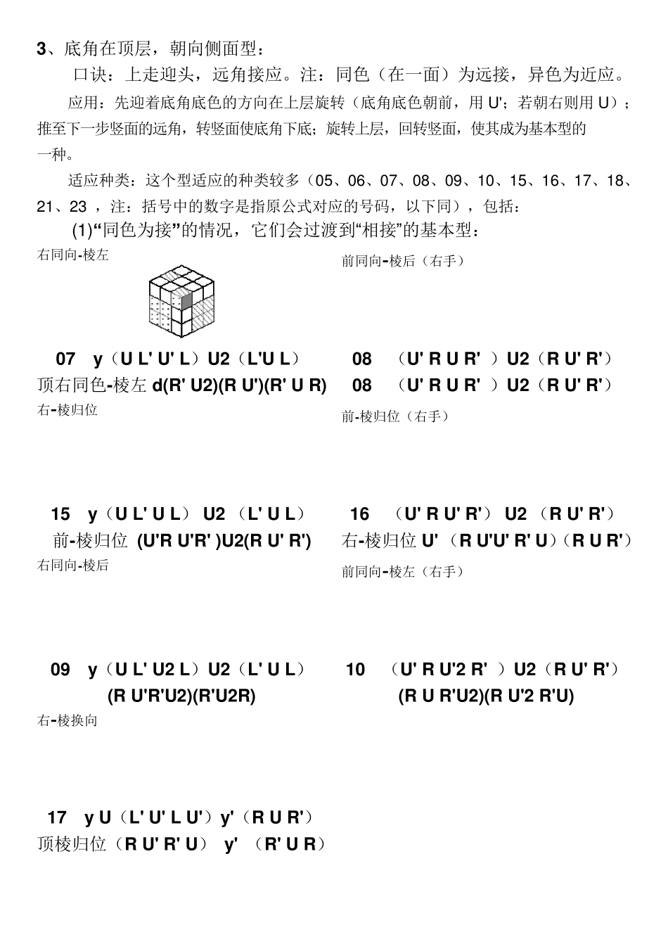 F2L公式的记忆技巧_第2页