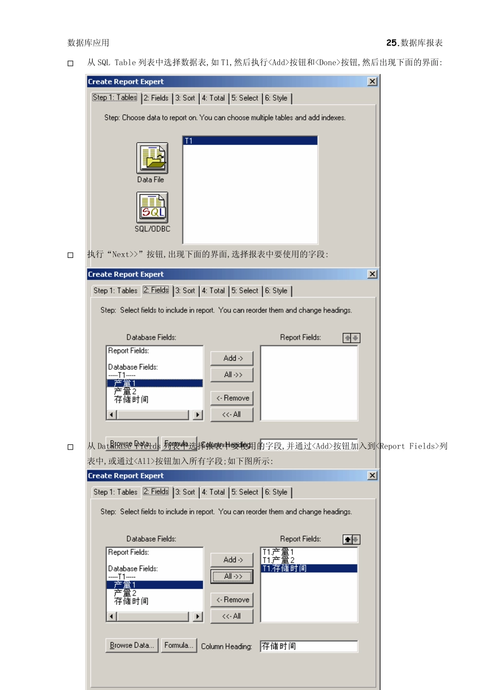 FameView数据库报表_第3页