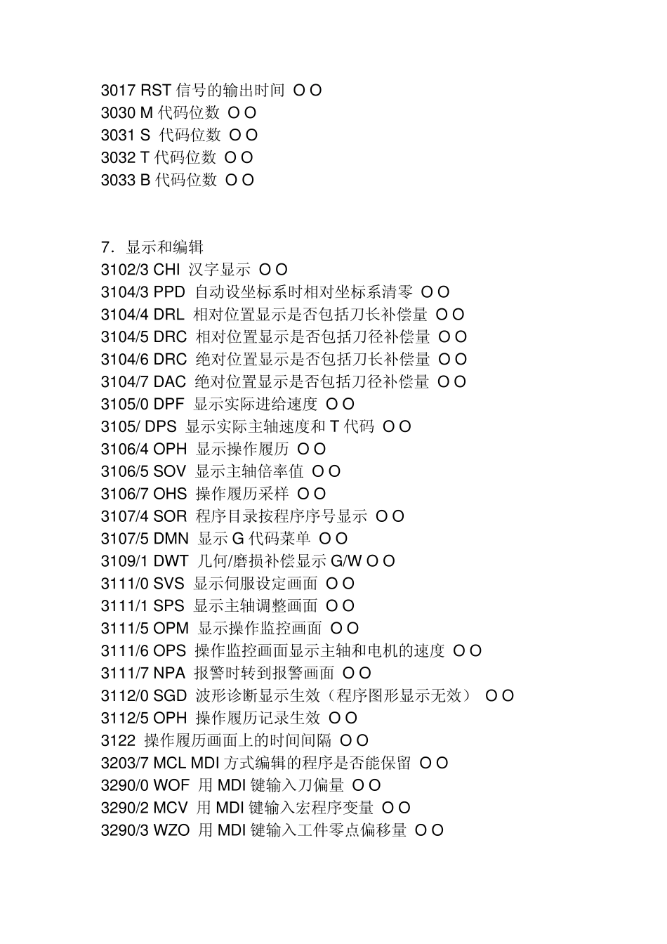 fanuc数控系统参数表_第3页