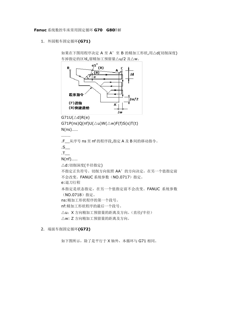 Fanuc系统数控机床编程指令_第2页