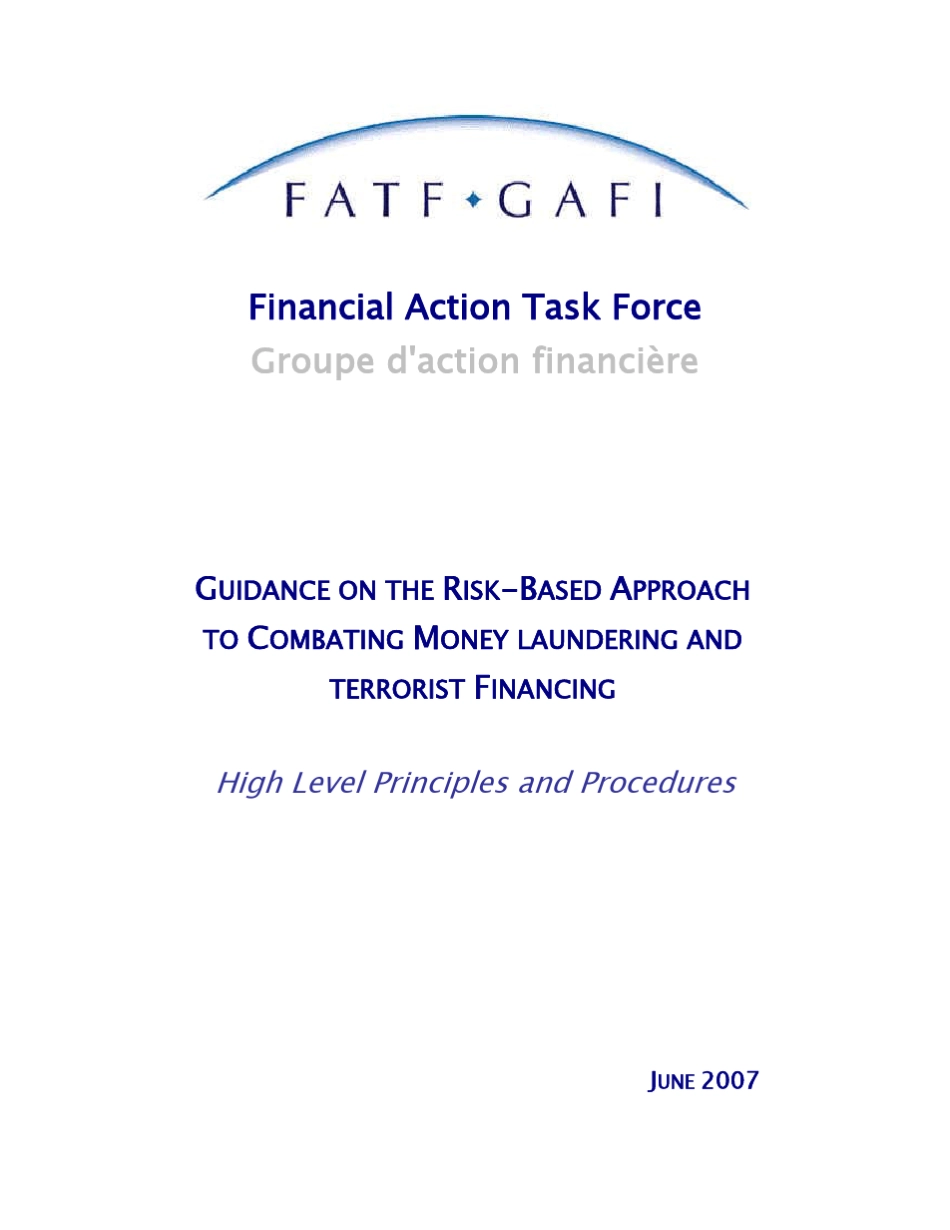 FATF_AML风险评估指南_第1页