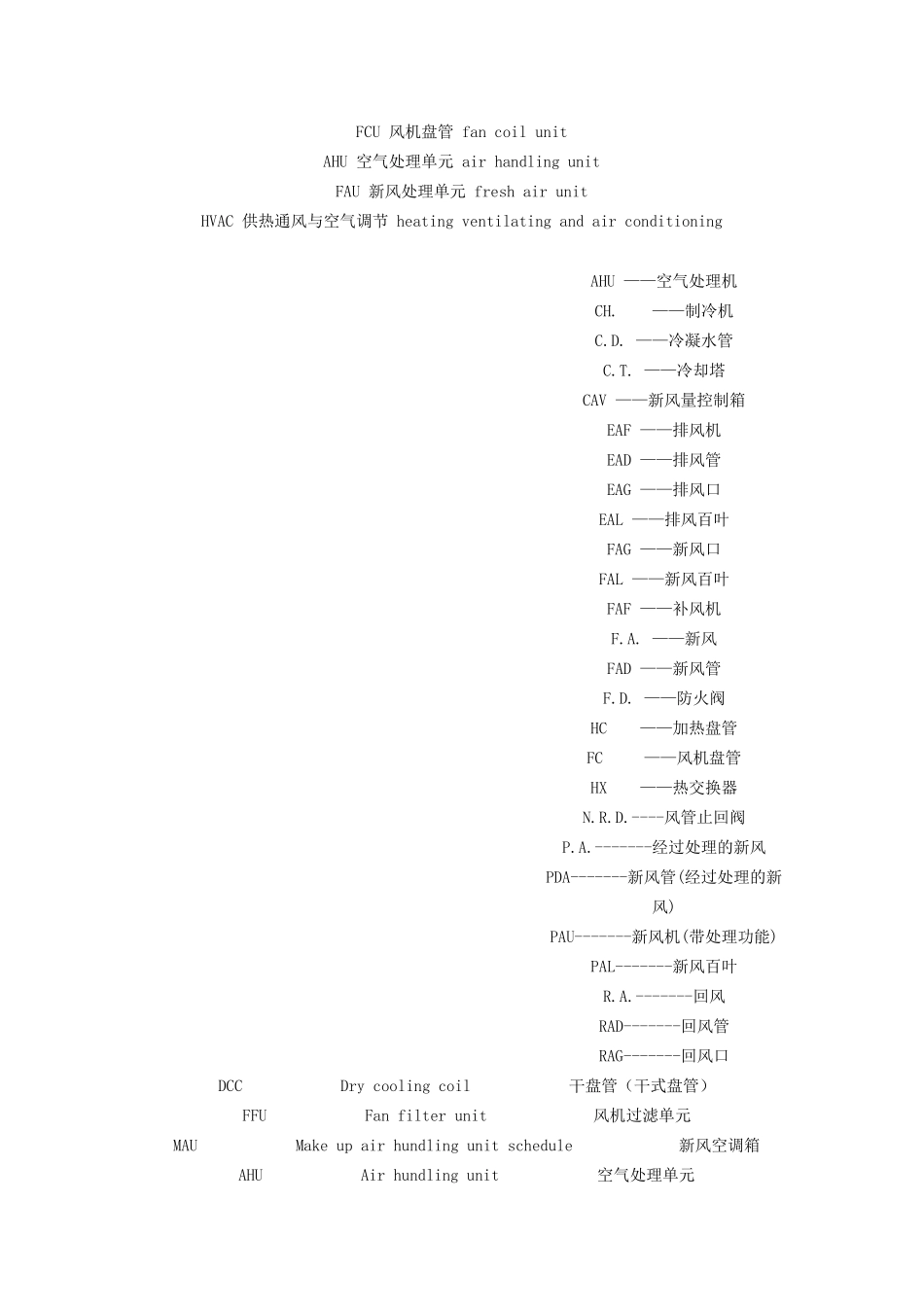 FCU风机盘管fancoilunit_第1页