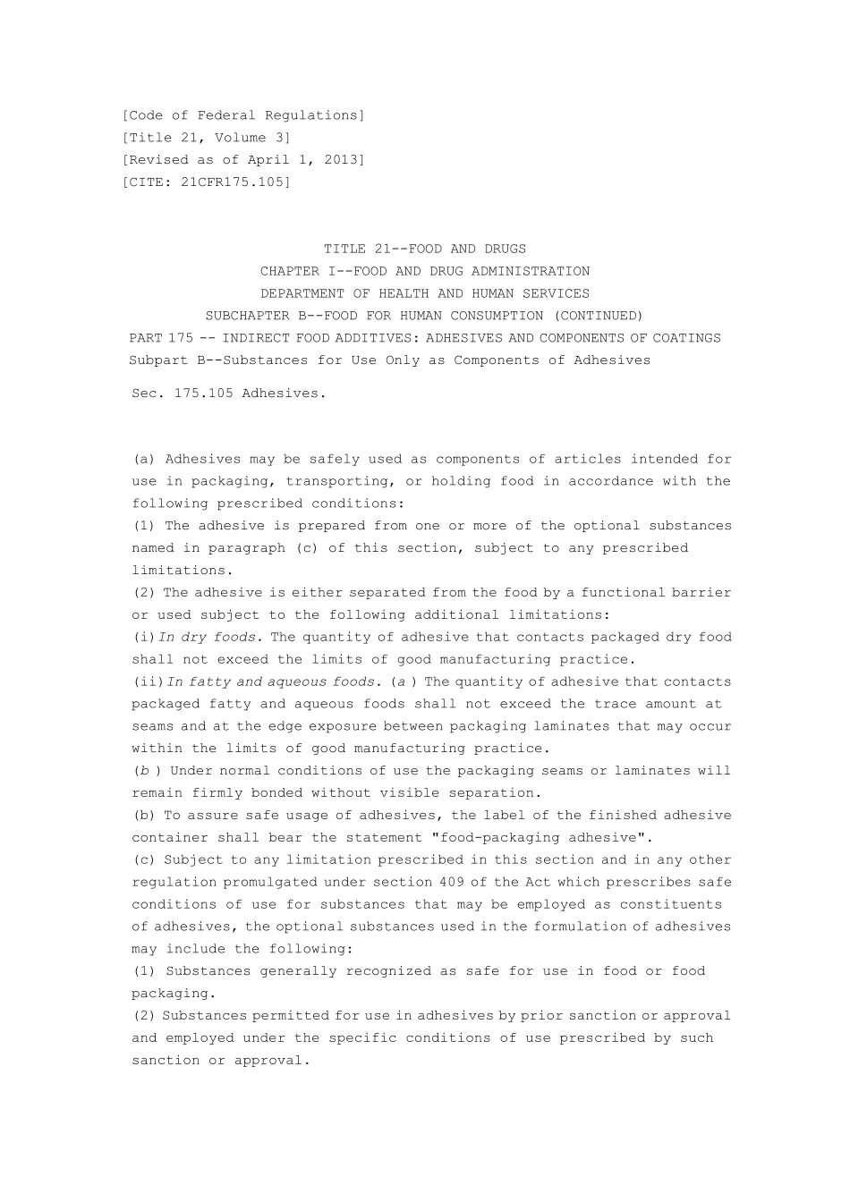 FDA175.105条款_第1页