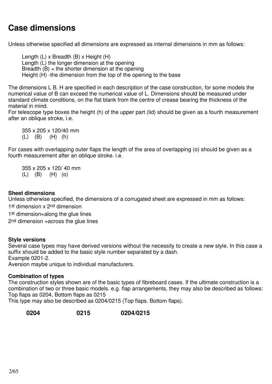 FEFCO国际纸箱箱型代码_第2页