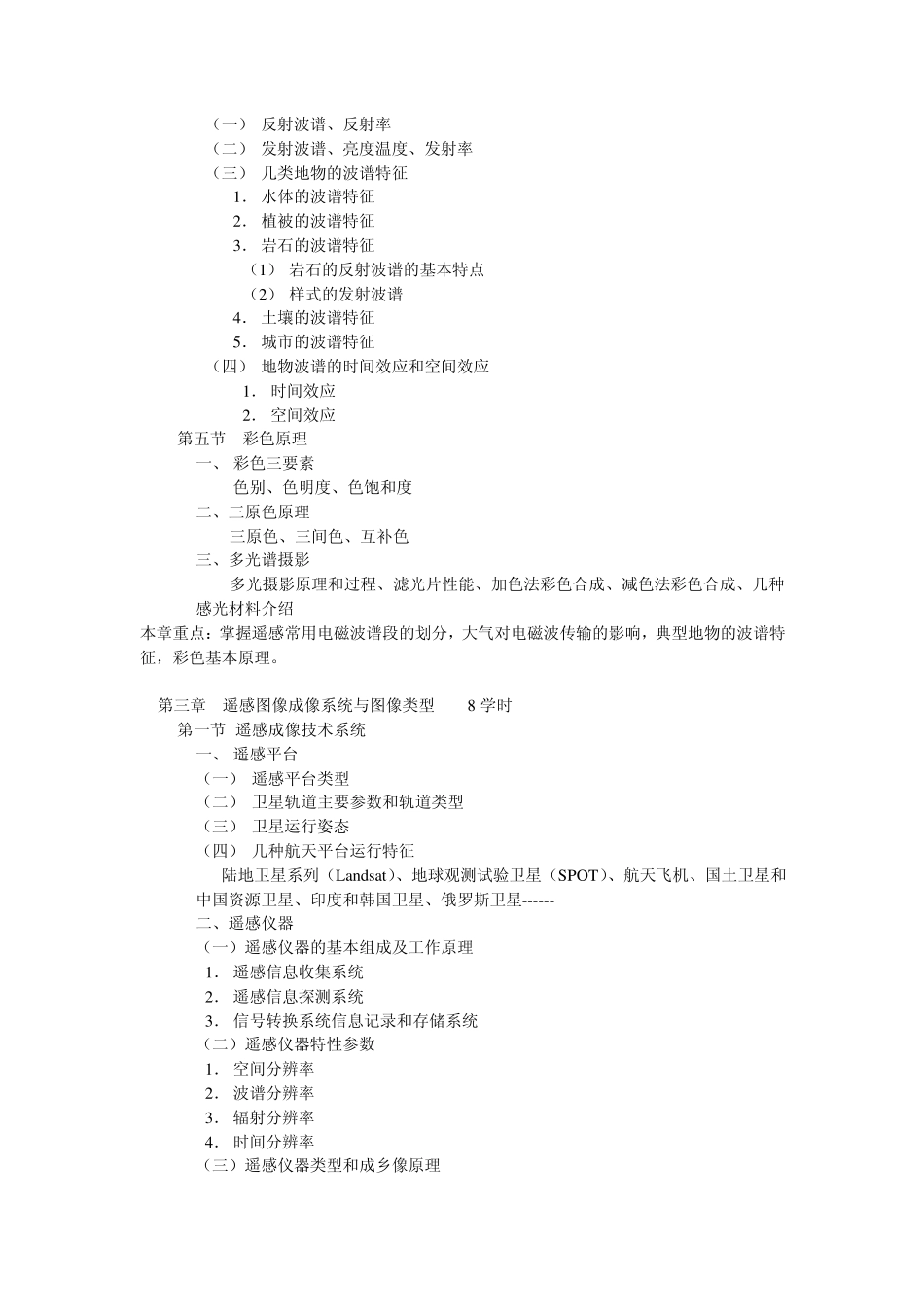 fg《遥感技术及应用》教学大纲_第3页